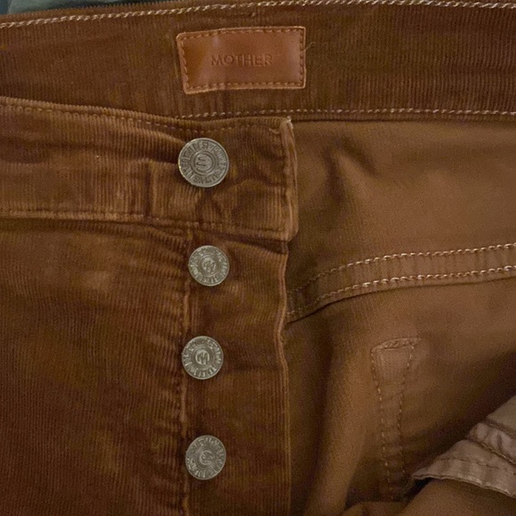 Mother jeans the stunner ankle fray hopscotch monk’s robe corduroys 28 - Picture 5 of 7